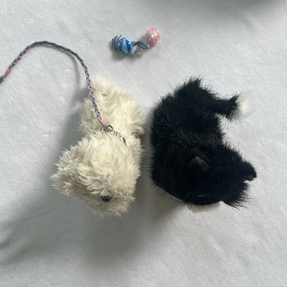 American Girl Doll Pets Coconut Dog and Licorice Cat Pet Carrier & Accessories